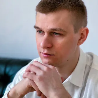 Portrait of Maksym Mosiura, co-founder and CEO
